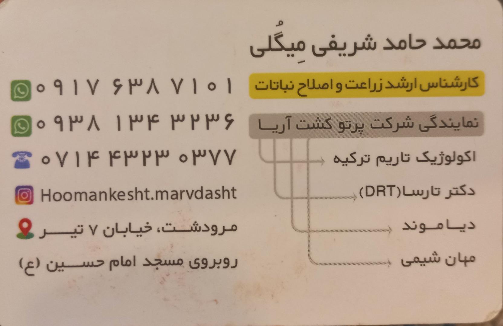 عکس هومان کشت