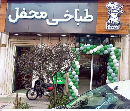 عکس طباخی محفل 