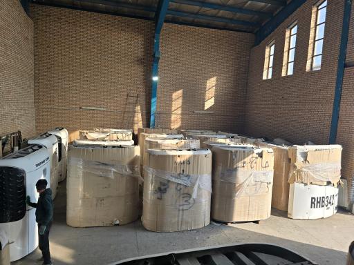 عکس کارگاه تریلی یخچال و ترموکینگ رحیمی 