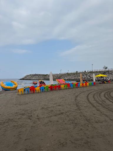 عکس موج‌شکن منطقه آزاد انزلی