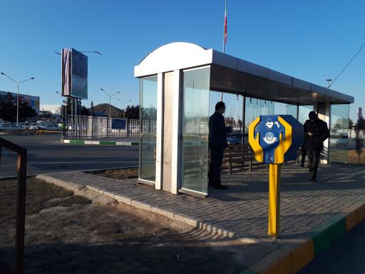 عکس ایستگاه اتوبوس نمایشگاه بین المللی