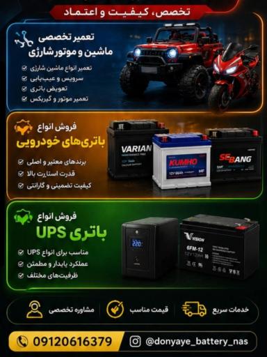 عکس دنیای باتری