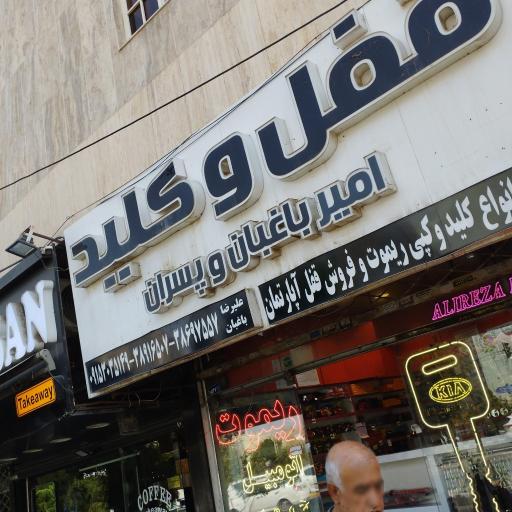 عکس قفل و کلیدسازی امیر باغبان