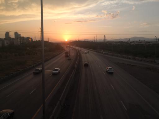 عکس پل دانشگاه آزاد قزوین