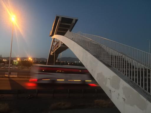 عکس پل دانشگاه آزاد قزوین