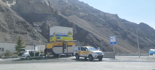 عکس پایگاه امدادی ایران خودرو آزاد راه تهران - شمال