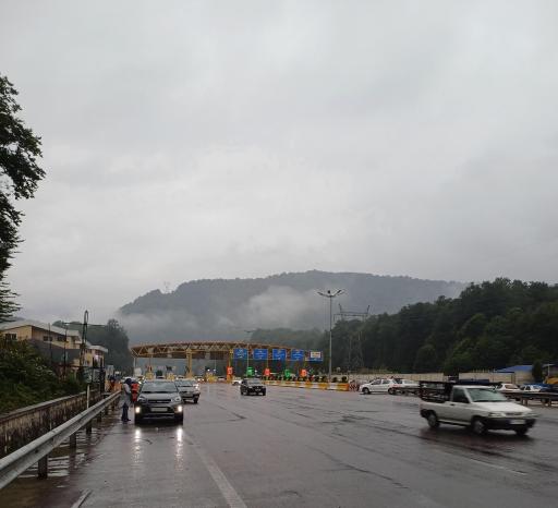 عکس عوارضی منطقه شماره ۴ آزادراه تهران - شمال