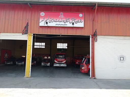 عکس آتش نشانی نسیم شهر