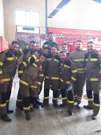 عکس آتش نشانی نسیم شهر
