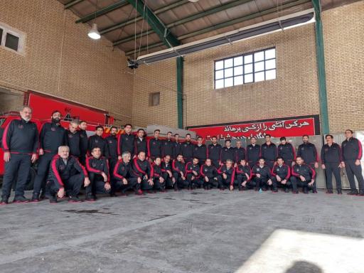 عکس آتش نشانی نسیم شهر