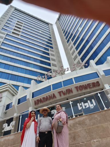 عکس برج های دوقلو آپادانا