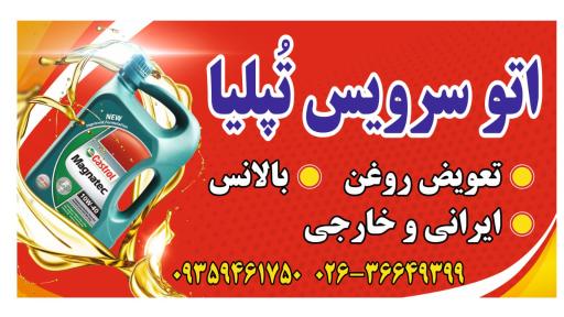 عکس اتو سرویس تُپُلیا