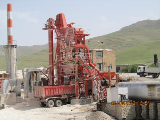 عکس کارخانه آسفالت سیمین راه بهار