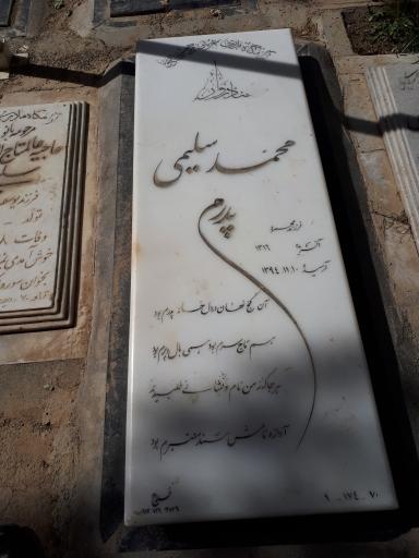 عکس مزار مرحوم محمد سلیمی 