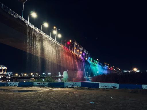 عکس آبشار اهواز (پل هفتم)