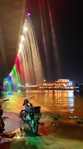 عکس آبشار اهواز (پل هفتم)