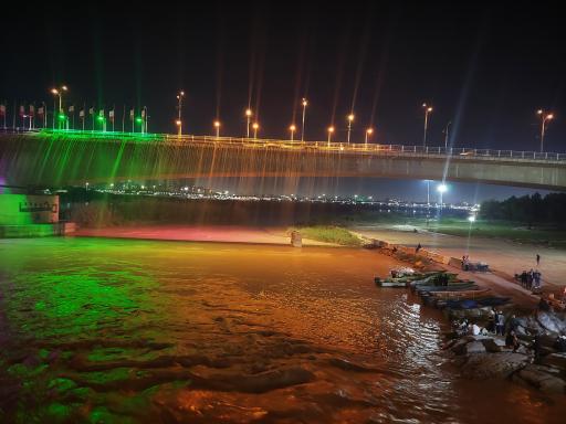 عکس آبشار اهواز (پل هفتم)