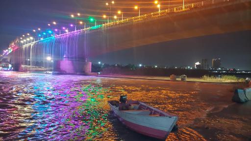 عکس آبشار اهواز (پل هفتم)