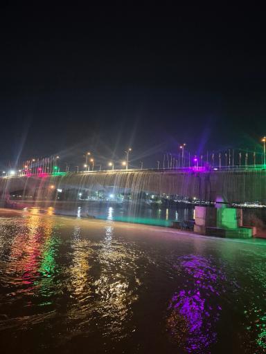 عکس آبشار اهواز (پل هفتم)