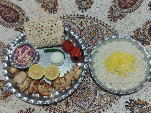 عکس غذای بیرون بر خوان پارسی