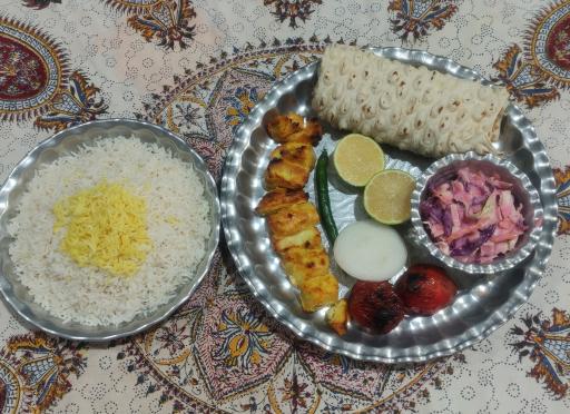 عکس غذای بیرون بر خوان پارسی