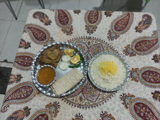 عکس غذای بیرون بر خوان پارسی