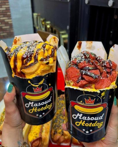 عکس هات داگ مسعود شعبه عظیمیه 