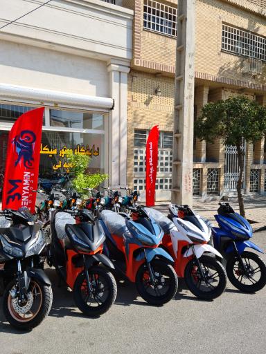 عکس نمایشگاه موتورسیکلت آقچه لی