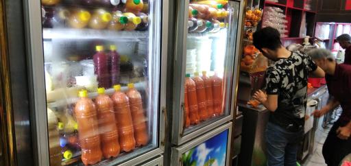 عکس آبمیوه بستنی تمشک