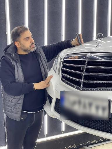 عکس کارشناسی رنگ خودرو برادران پرویزی