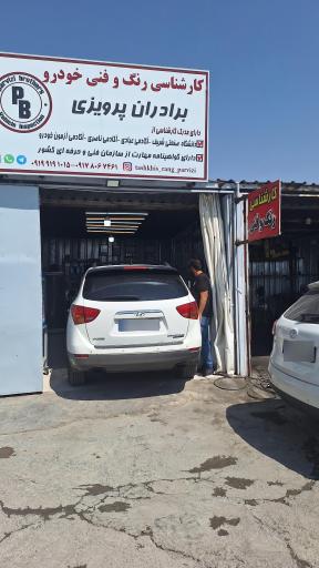 عکس کارشناسی رنگ خودرو برادران پرویزی