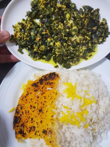 عکس پلو کبابی فطرتی