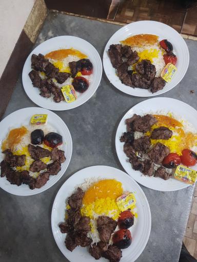 عکس پلو کبابی فطرتی