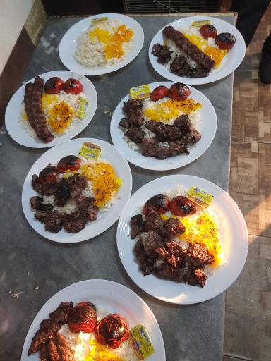 عکس پلو کبابی فطرتی