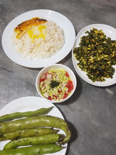 عکس پلو کبابی فطرتی