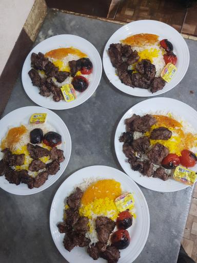 عکس پلو کبابی فطرتی