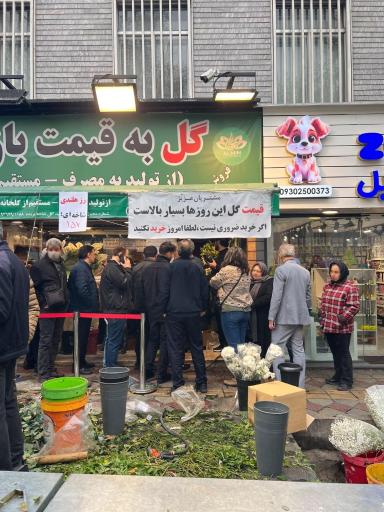 عکس گلفروشی علمین شعبه پاسداران