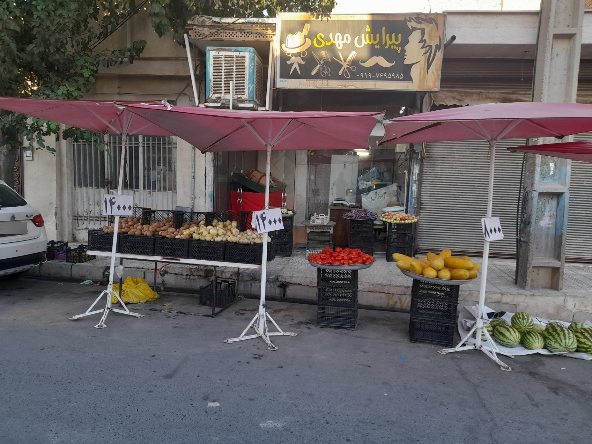 عکس میوه فروش حاجی ارزونی