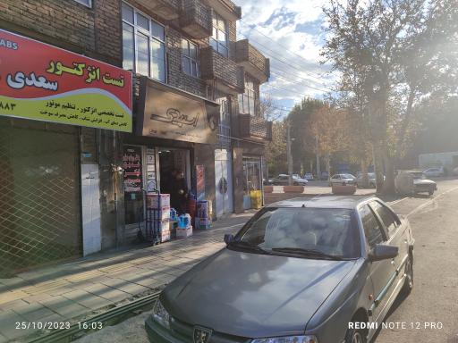 عکس تست انژکتور سعدی 