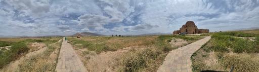 عکس کاخ ساسانی سروستان (شکارگاه بهرام گور)