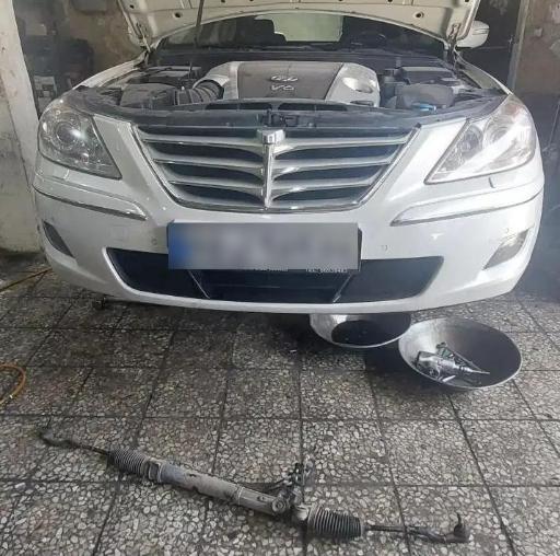 عکس تعمیرات تخصصی جعبه فرمان هیدرولیک و نرم کردن فرمان مهیار 