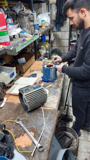 عکس سیم پیچی محمد (عظیمی)