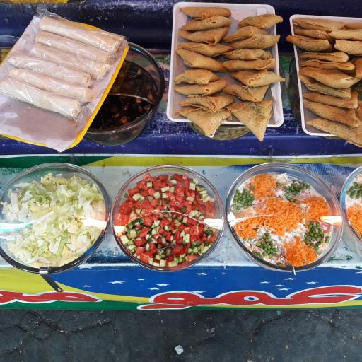 عکس سمبوسه و فلافل عمو مصطفی