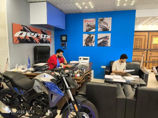 عکس نمایندگی موتورسیکت نیرو موتور خلیفات