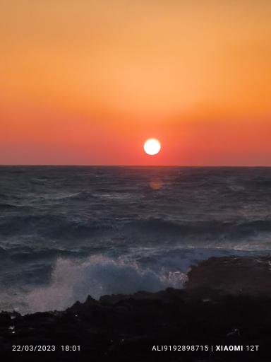 عکس الاچیق غروب کیش