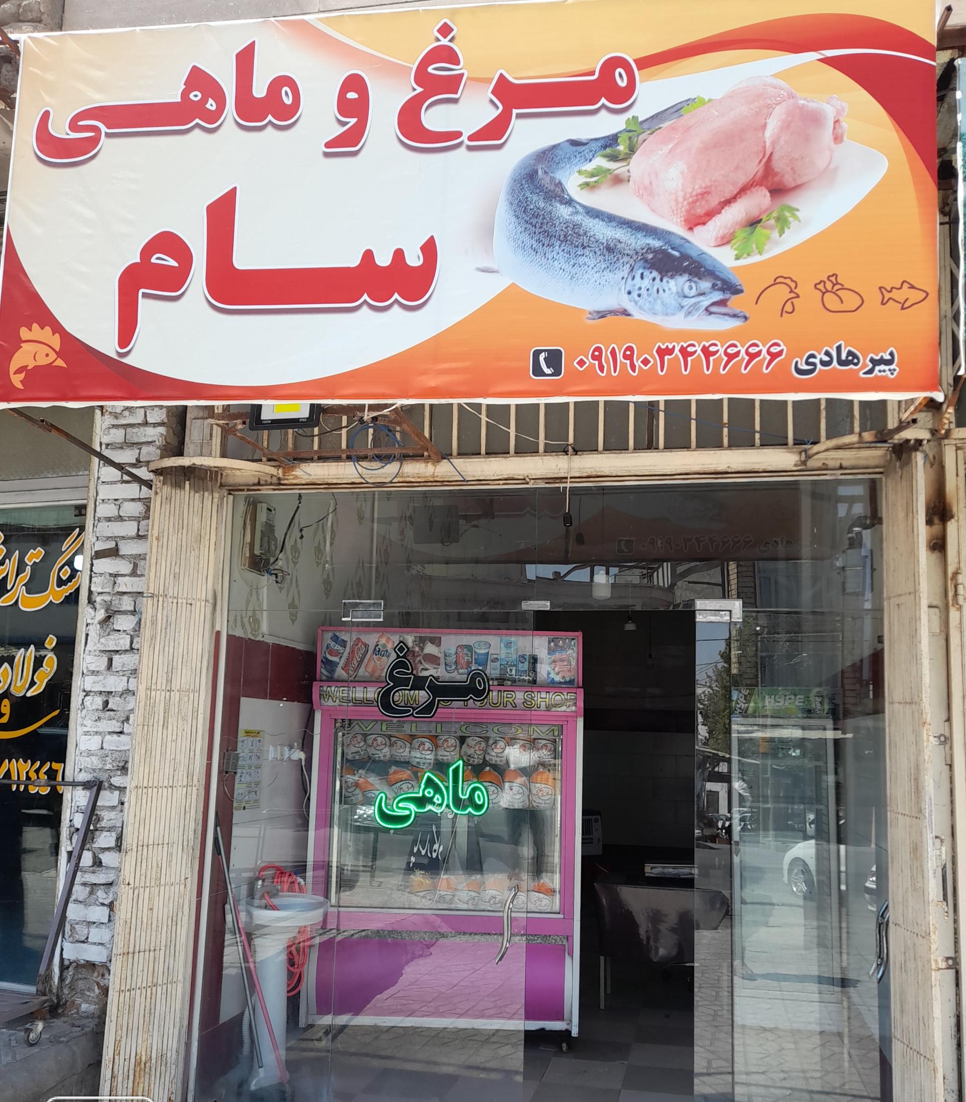 عکس مرغ و ماهی سام
