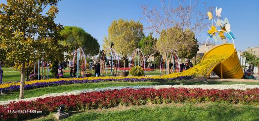 عکس پارک گل‌ها