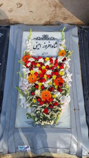 عکس مزار مرحومه شاه افروز امینی 