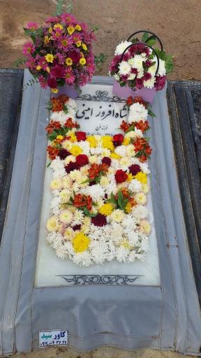 عکس مزار مرحومه شاه افروز امینی 