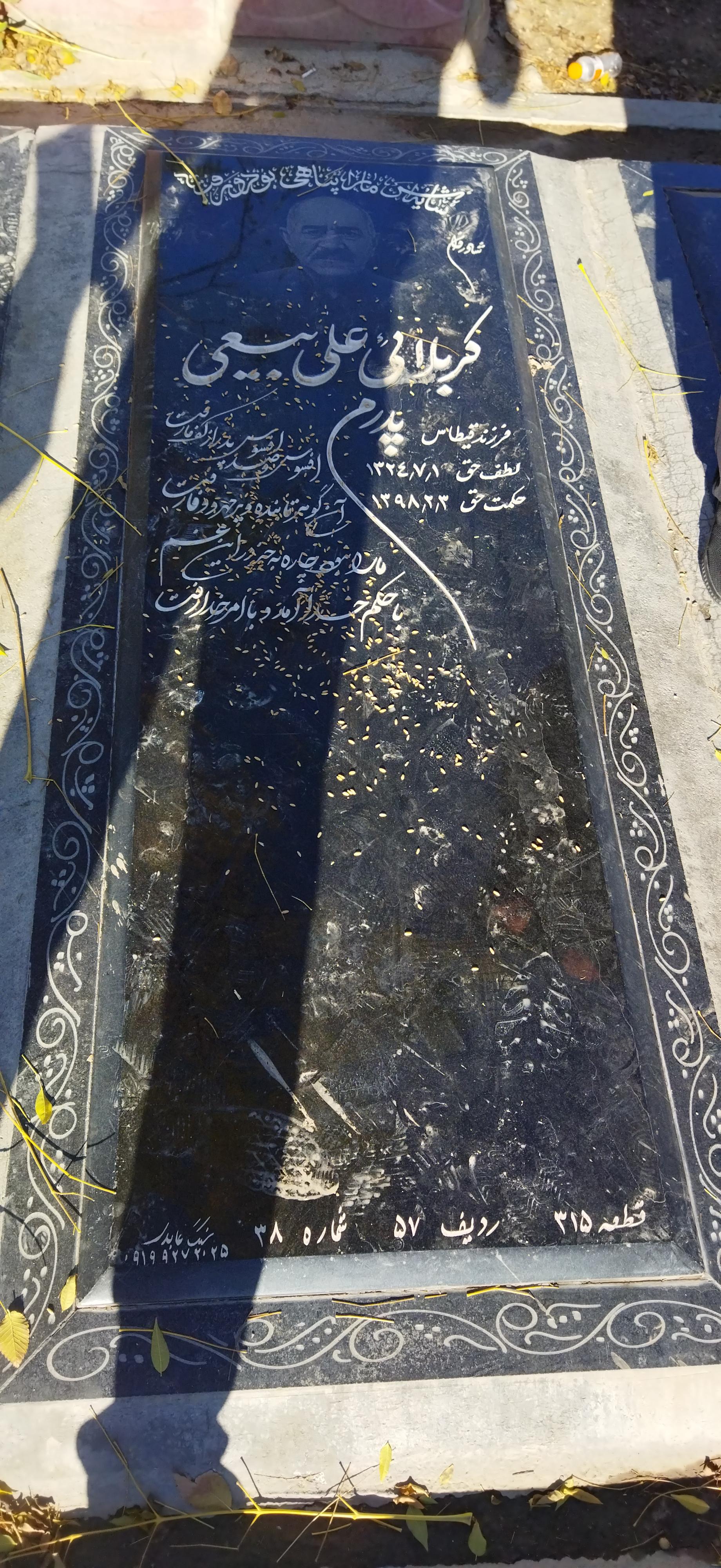 عکس مزار علی بیعی